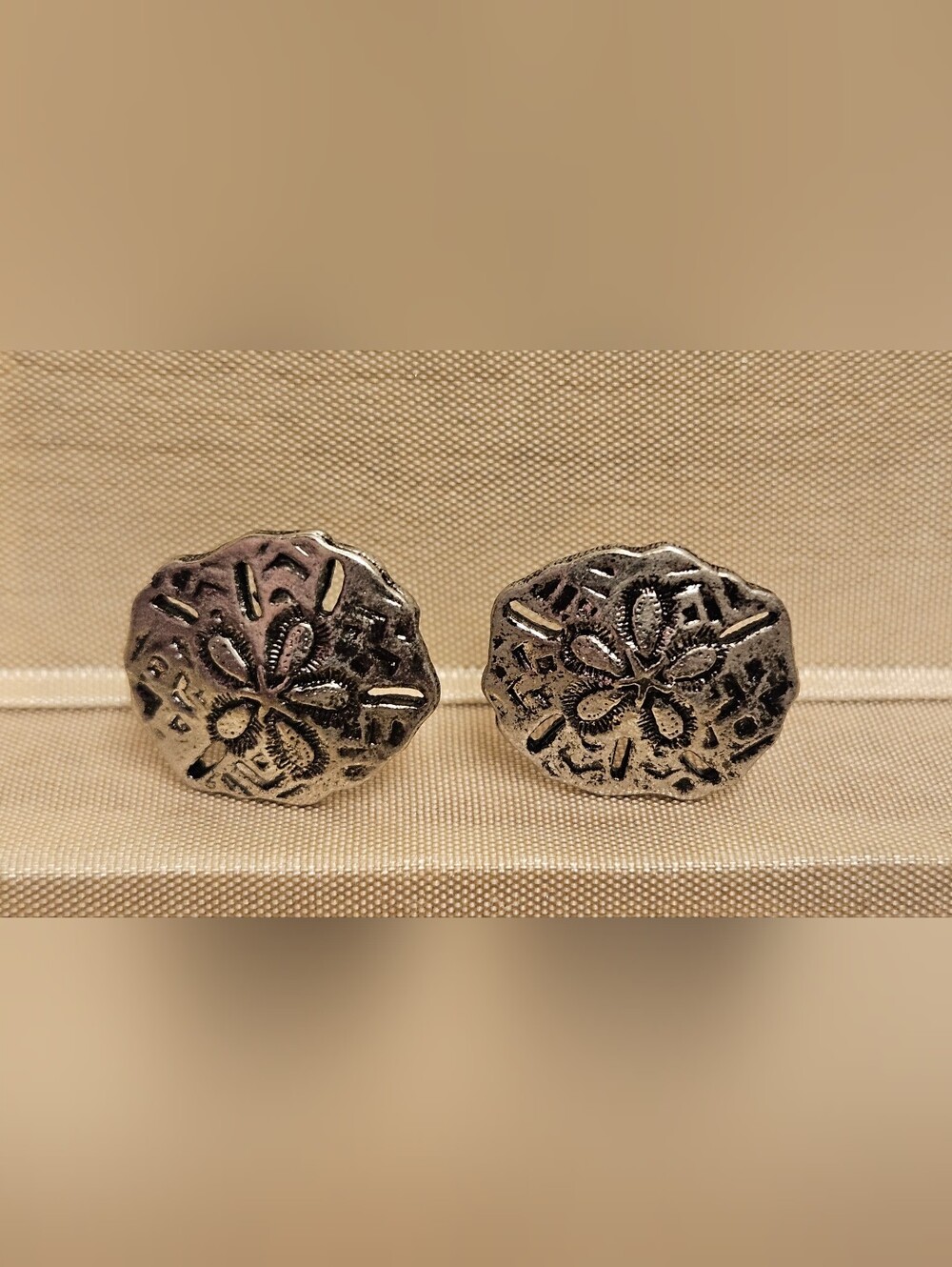 Silver Style Sea Coin Earrings